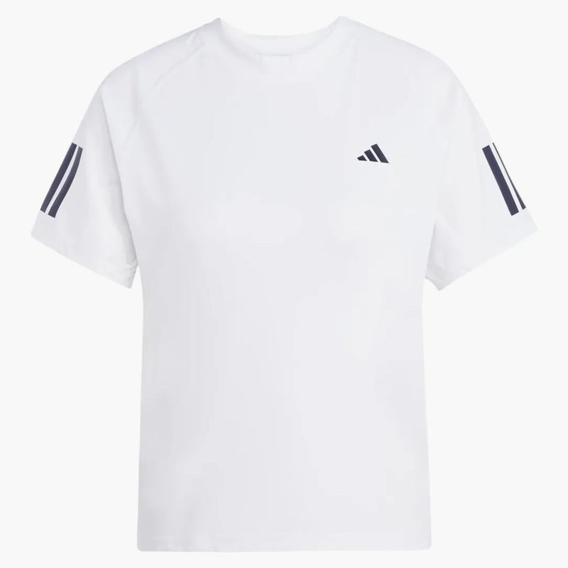 Adidas Women's Club 3-Stripes Climacool T-Shirt White