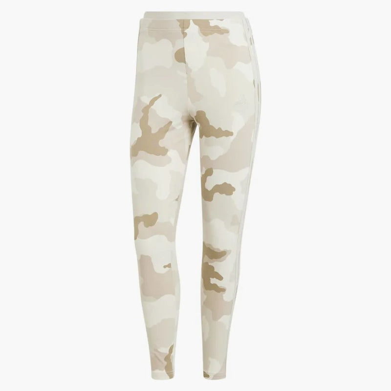 Adidas Women's Essentials 3-Stripes camo tisk 7/8 délky legíny alumina