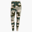 Adidas Women's Essentials 3-Stripes Camo Print 7/8 Length Leggings Silver Pebble