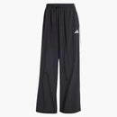 Adidas Women's Essentials 3-stripes Lifestyle Woven Parachute Tracksuit Bottoms Black/white