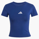Adidass Essentials 3-Stripes Slim Baby Camiseta azul oscuro/blanco