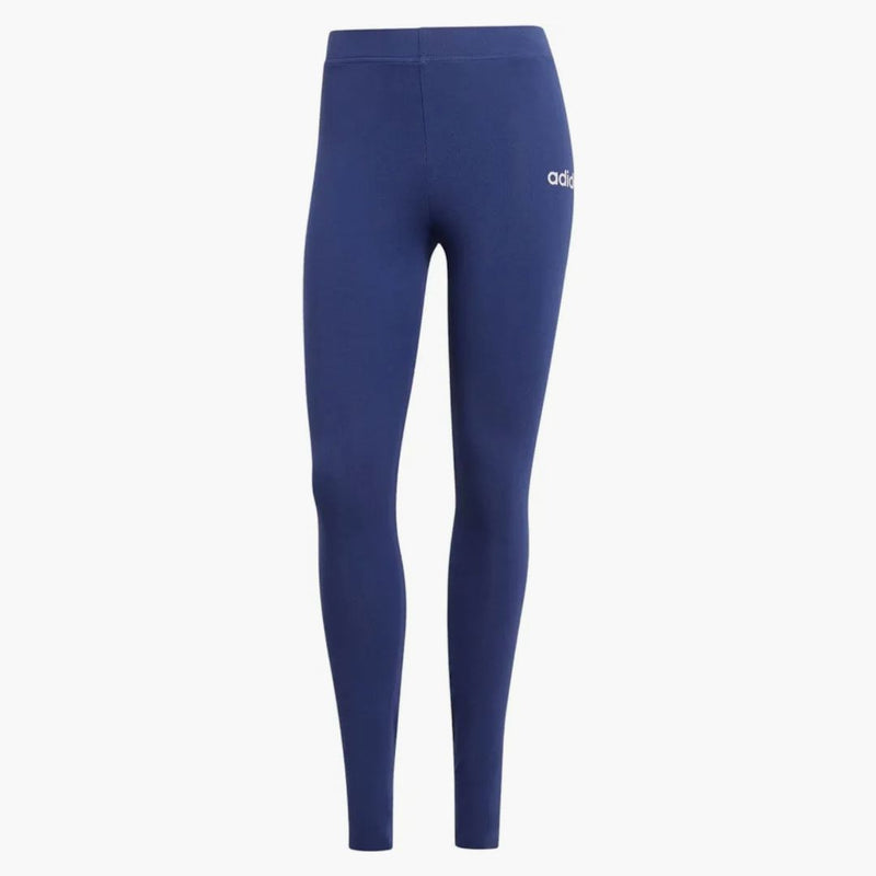 Adidas Dámské esenciály Lineární bavlněné legíny tmavě modré/bílé