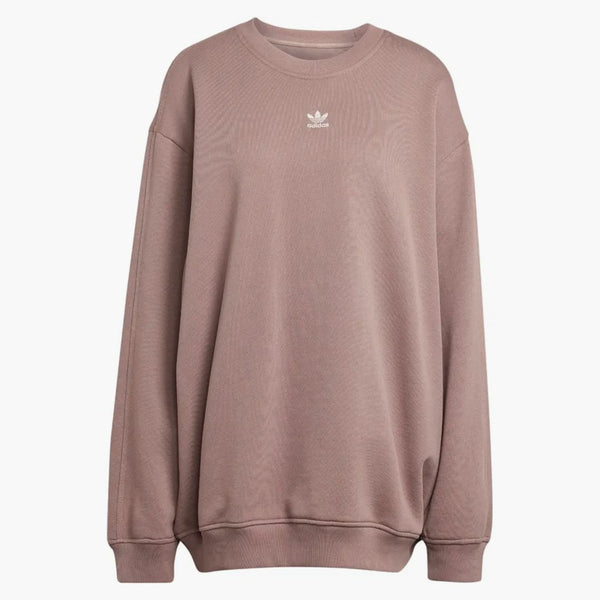Adidas Women's Essentials Nadcezená francouzská francouzská mikina Trace Brown
