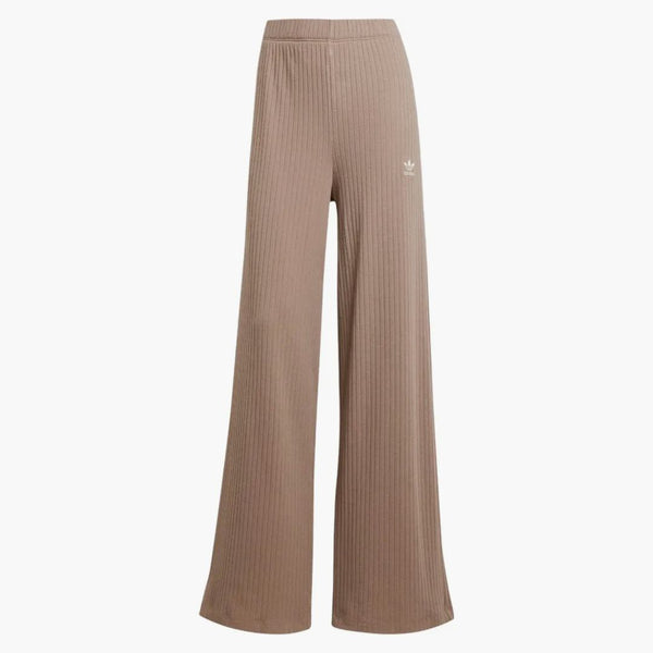 Adidas Women's Essentials Wide Rib Pants Trace Brown
