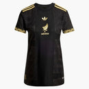 Adidas Women's Mexico 25 Gold Jersey Black