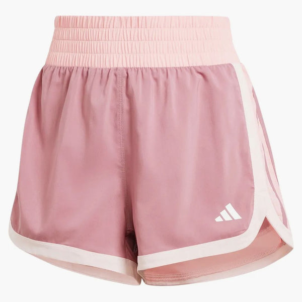 Adidas Women's Pacer Woven Colorblock High-rise Shorts Preloved Crimson
