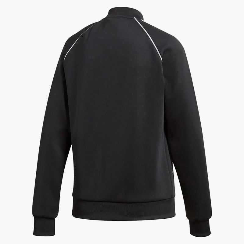 Adidas kvinnors SST -spårjacka svart/vit