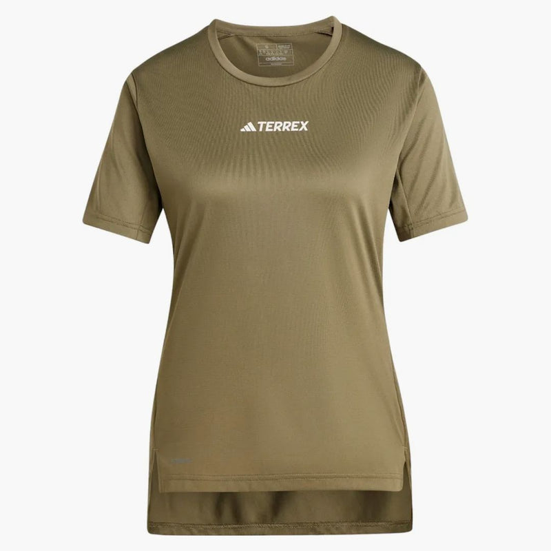 Adidas Women's Terrex Multi T-shirt Olive Strata