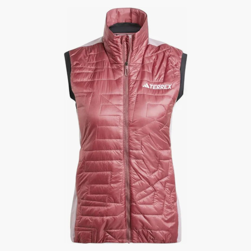 Adidas Women's Terrex Xperior Varilite Hybrid Primaloft Vest Preloved Fig/burgundy