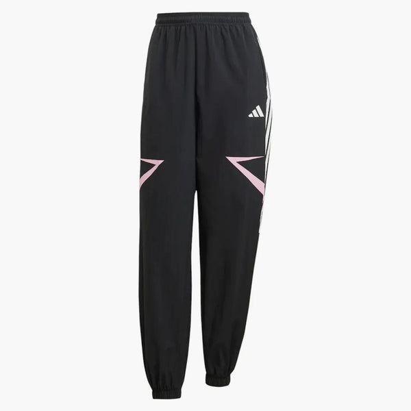 Adidas Dámské Tiro Cut 3-Stripes Color Block Cuffed Pants Black/True Pink