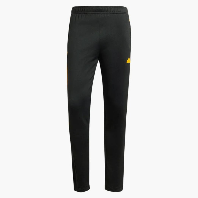 Adidas kvinnors tiro klippte 3-remsor spårbyxor svart/besättning orange
