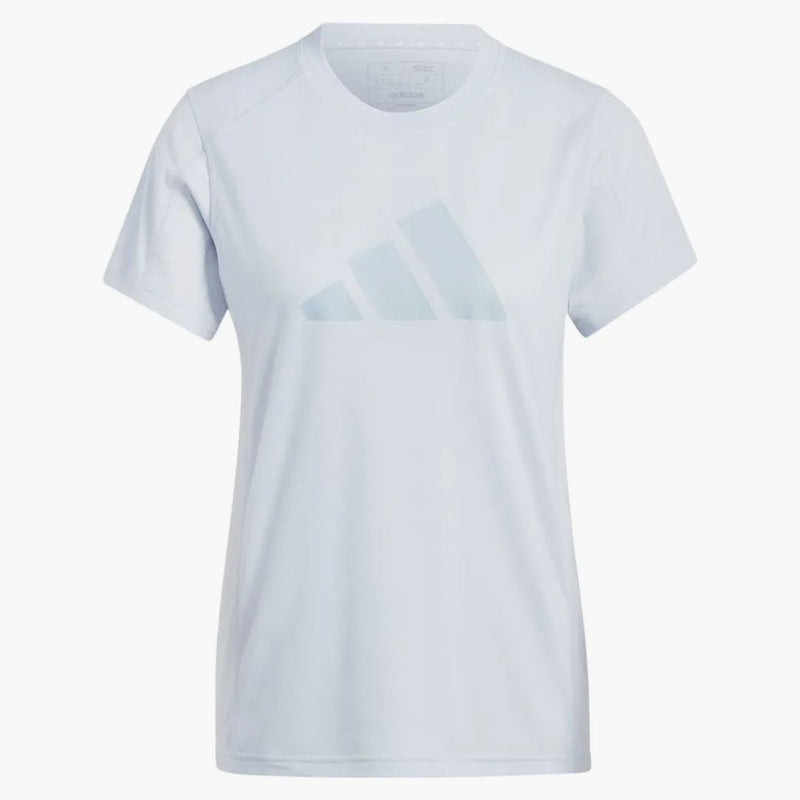 Adidas Women's Train Essentials Big Performance Logo T-Shirt Halo Blue/Wonder Blue