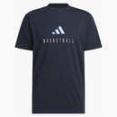 Adidas Worldwide Hoops Logo Performance Graphic Tea Legend Ink