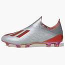 Adidas X 19+ Fg Silver Metallic Hi Res Red