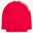 Adidas Y-3 3 Stripes Long Sleeve Tea Chili Pepper/Core White