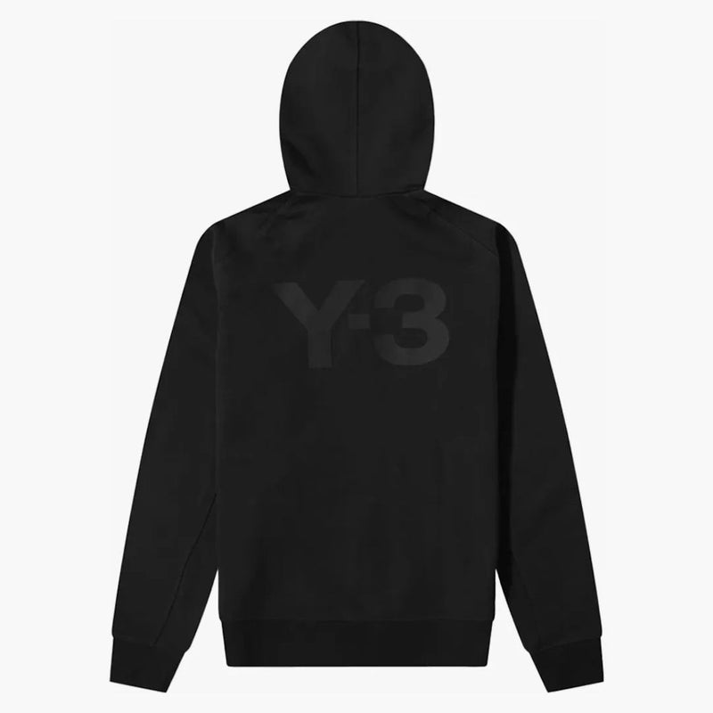 Adidas Y-3 Classic Back Logo Full Zip Hoodie Black