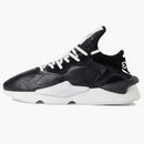 Adidas y-3 kaiwa black white black heel