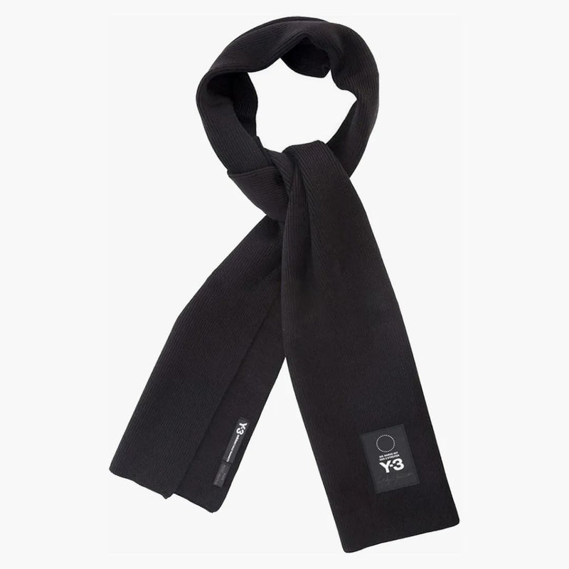 Adidas Y-3 Logo Scarf Black