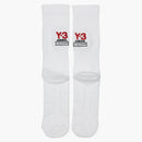 Adidas Y-3 Logo Socks White