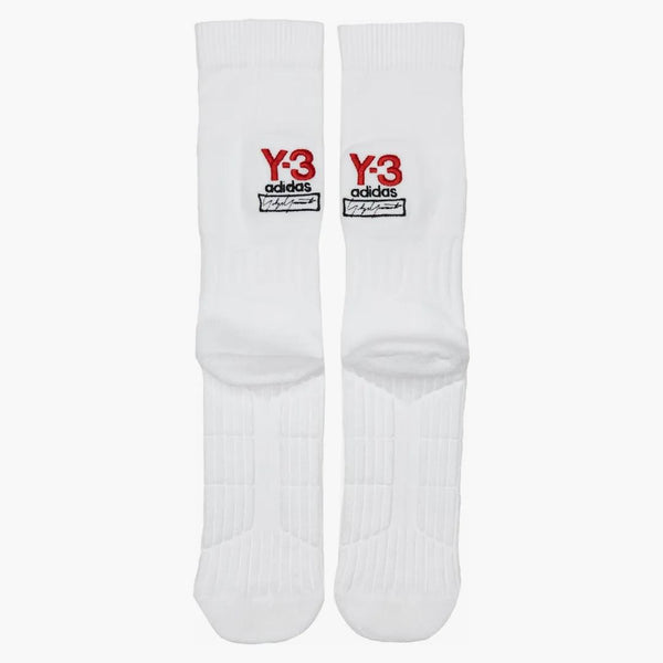 Logo adidas y-3 ponožky bílé