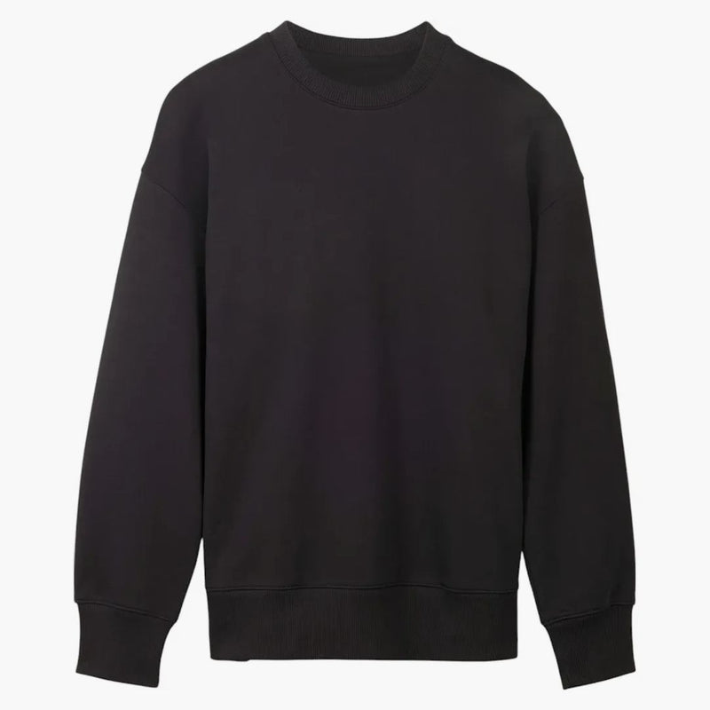 Adidas Y-3 Organic Cotton Terry Crew Sweatshirt Black