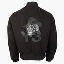 Adidas y-3 reversible bomber jacket blacket black