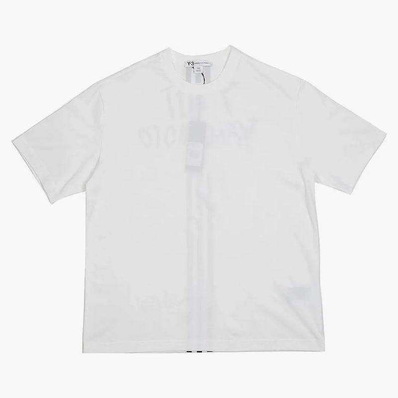 Adidas Y-3 Signature Graphic Short Sleeve Tee White