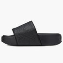Adidas Y-3 Slides Tumbled Leather Black