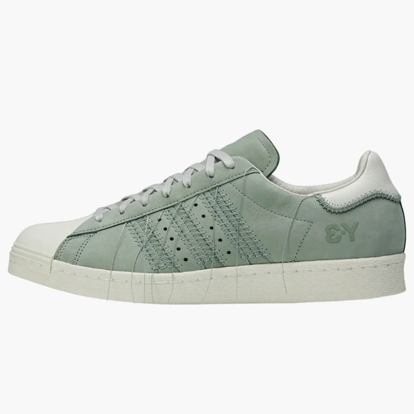 Adidas Y-3 Superstar Silver Green Off White Light Brown