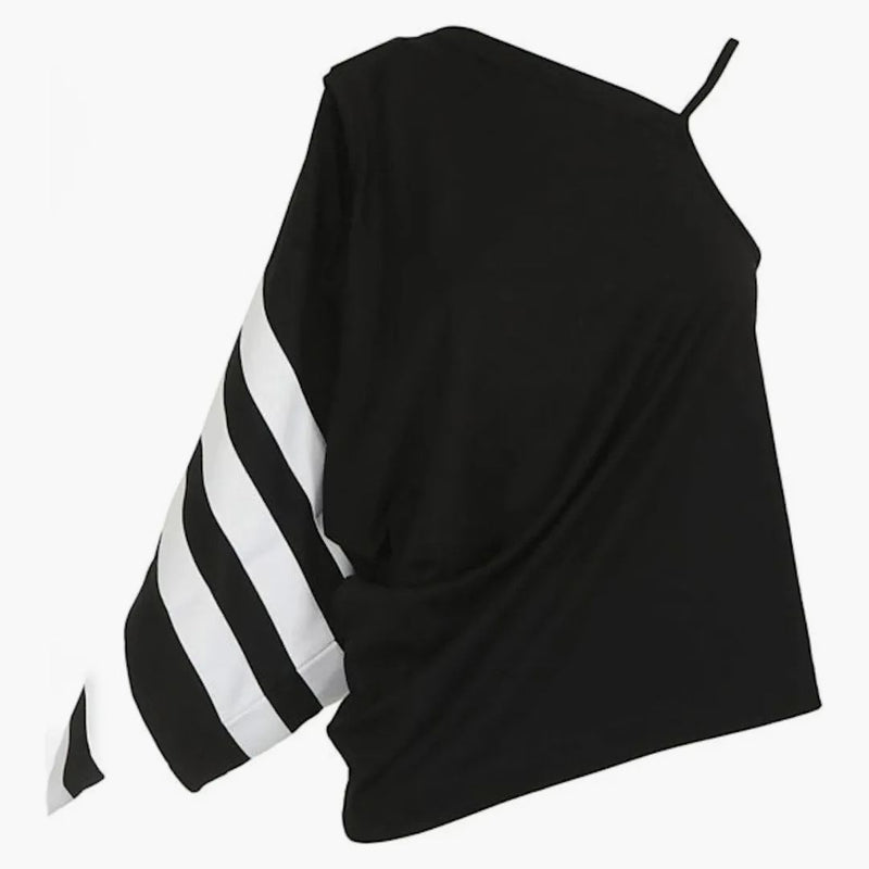 Adidas y-3 mujeres 3 rayas camiseta sin mangas negro/blanco