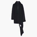 Adidas y-3 ženy pletené šaty s kapucí černé