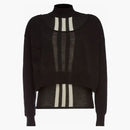 Adidas Y-3 Women Layered Knitted Crop Sweater Black