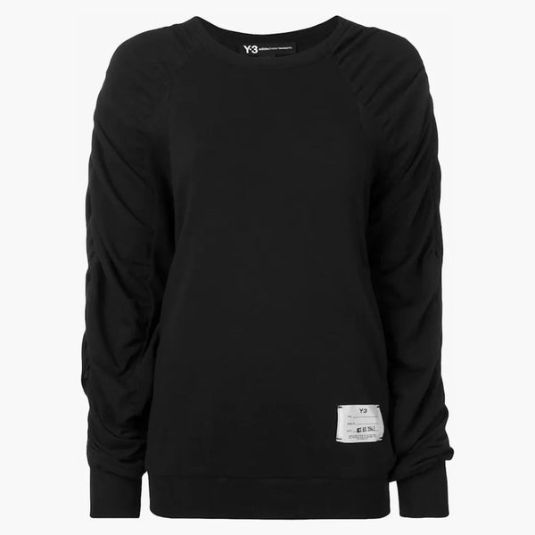 Adidas Y-3 Women Spandex Crew svetr černý