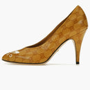 Adidas X Gucci Gg 95mm Pump Beige Leather