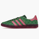 Adidas X Gucci Gazelle Green Gg Monogram (women's)