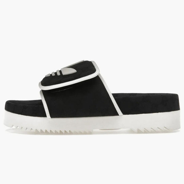 Adidas X Gucci Monogram Slide Core Black