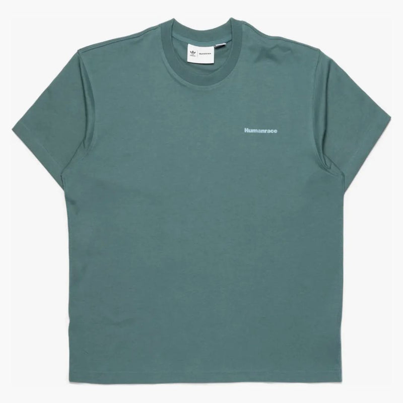 Adidas X Humanrace By Pharrell Williams Basics Tee Green/hazy Emerald