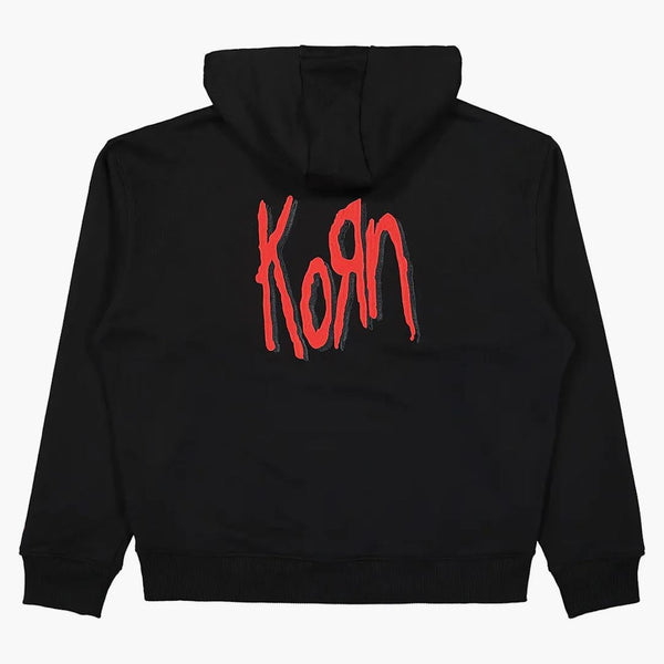 Adidas x Korn Logo Hoodie (Asia Dimensionamento) Nero
