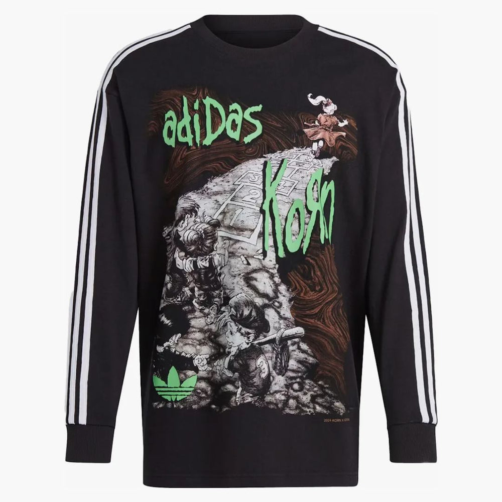adidasxKoRnLongSleeveShirtBlac