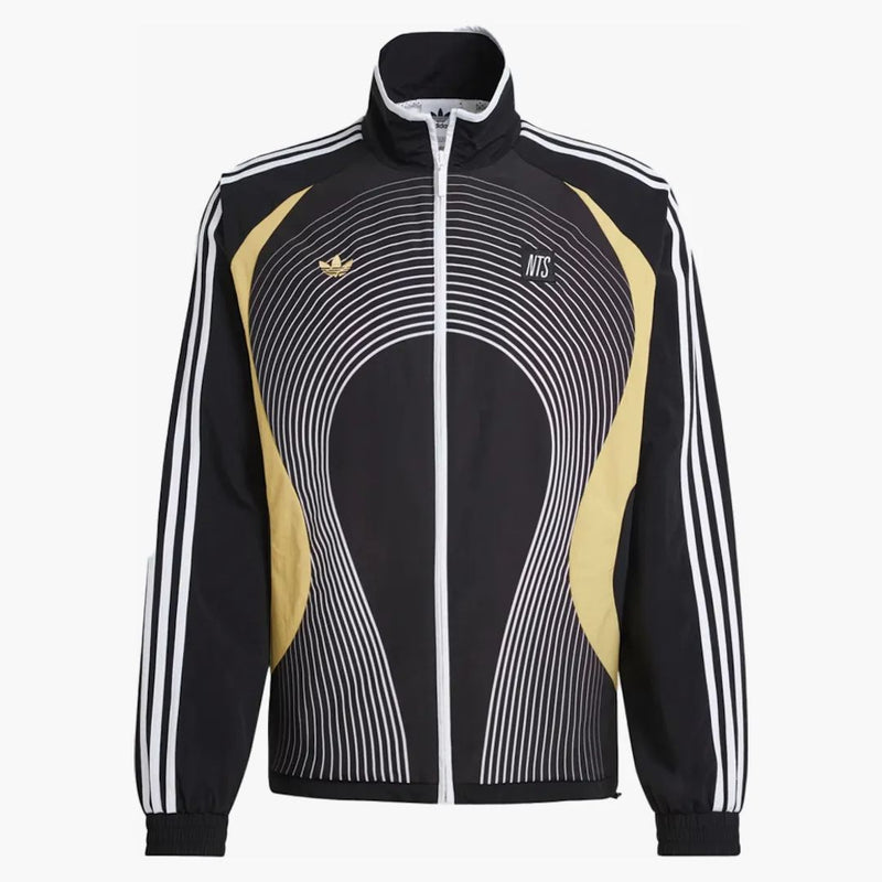 Adidas x nts rádio allover tisk sst track top černá