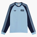 Adidas X Oasis Tour 3-stripes Longsleeve Tee Clear Sky/night Indigo