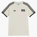 Adidas X Oasis Tour 3-stripes T-shirt Cream White