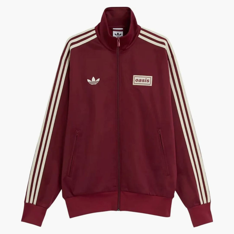 Adidas X Oasis Tour Firebird Track Top Noble Maroon