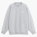 Adidas X Oasis Tour Oversized Crew Light Grey Heather