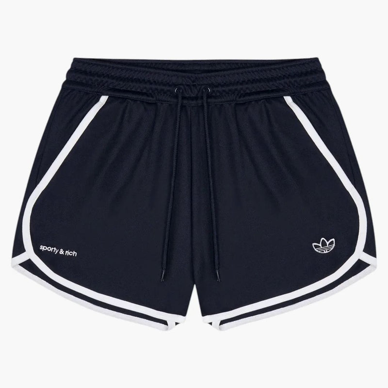 Adidas X Sporty & Rich Track Short (SS25) Navy/White