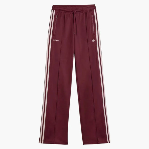 Adidas X Sporty & Rich Women's Track Pants Maroon