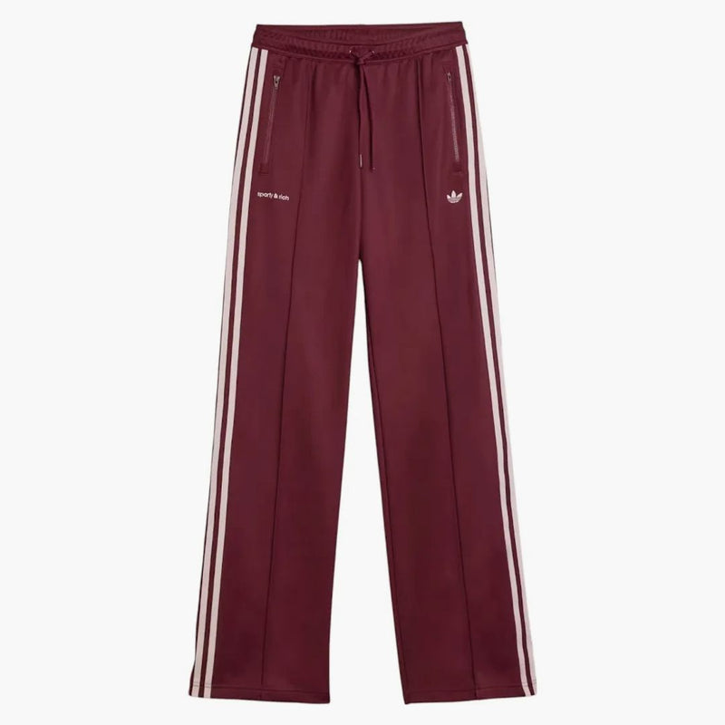 Adidas X Sporty & Rich Women's Track Pants Maroon