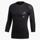 Adidas x undefeated alphaskin tech 3/4 tea black