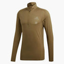 Adidas X undefeated Running Half-Zip Sweatshirt Khaki/Tactile Khaki