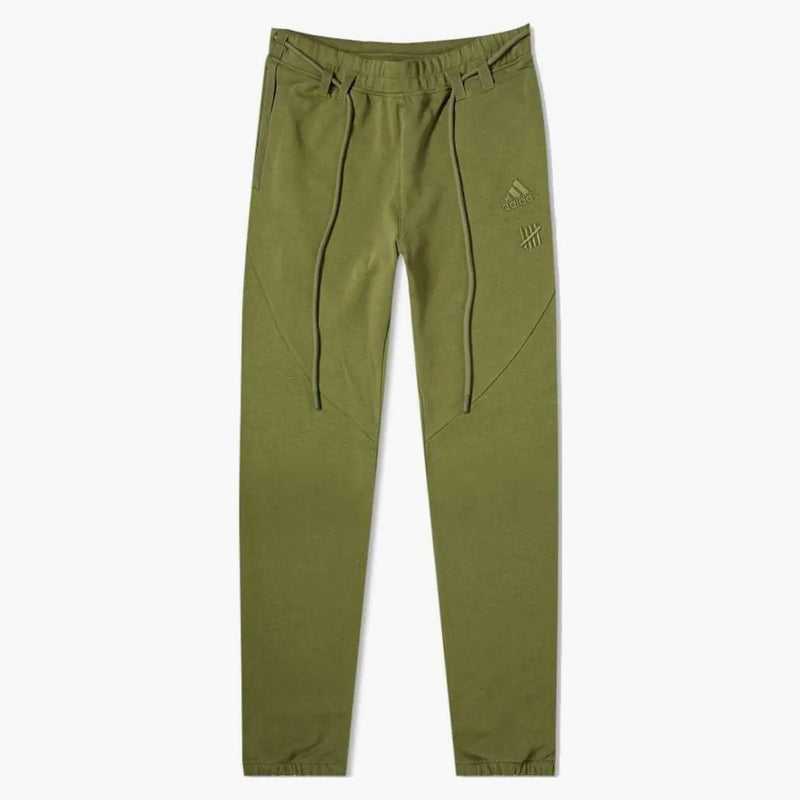 Adidas x neporažený tepláky olivové/olivové náklady